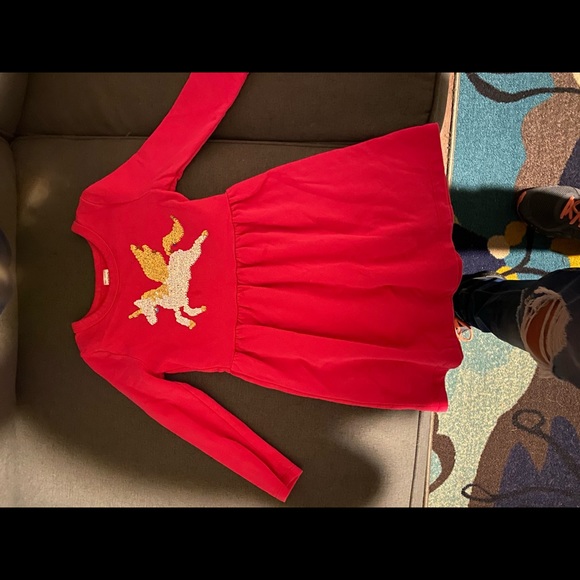 Dress with sequins details - Picture 7 of 8